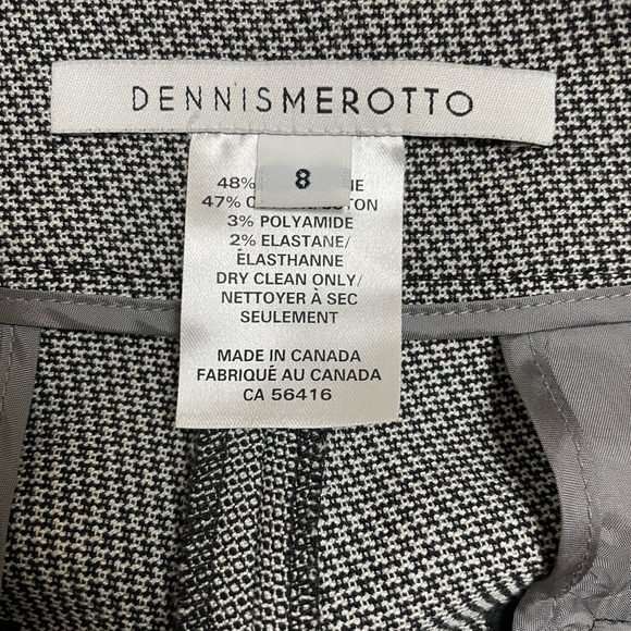 Multi print grey suiting with notched collar, bootcut pants - Picture 13 of 13